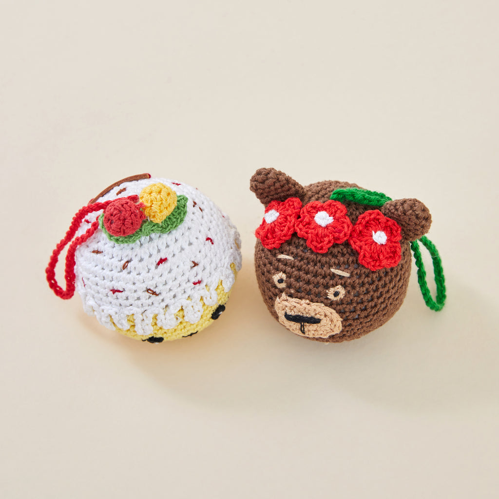 Charms (Set Of 2) Bear And Cup Cake