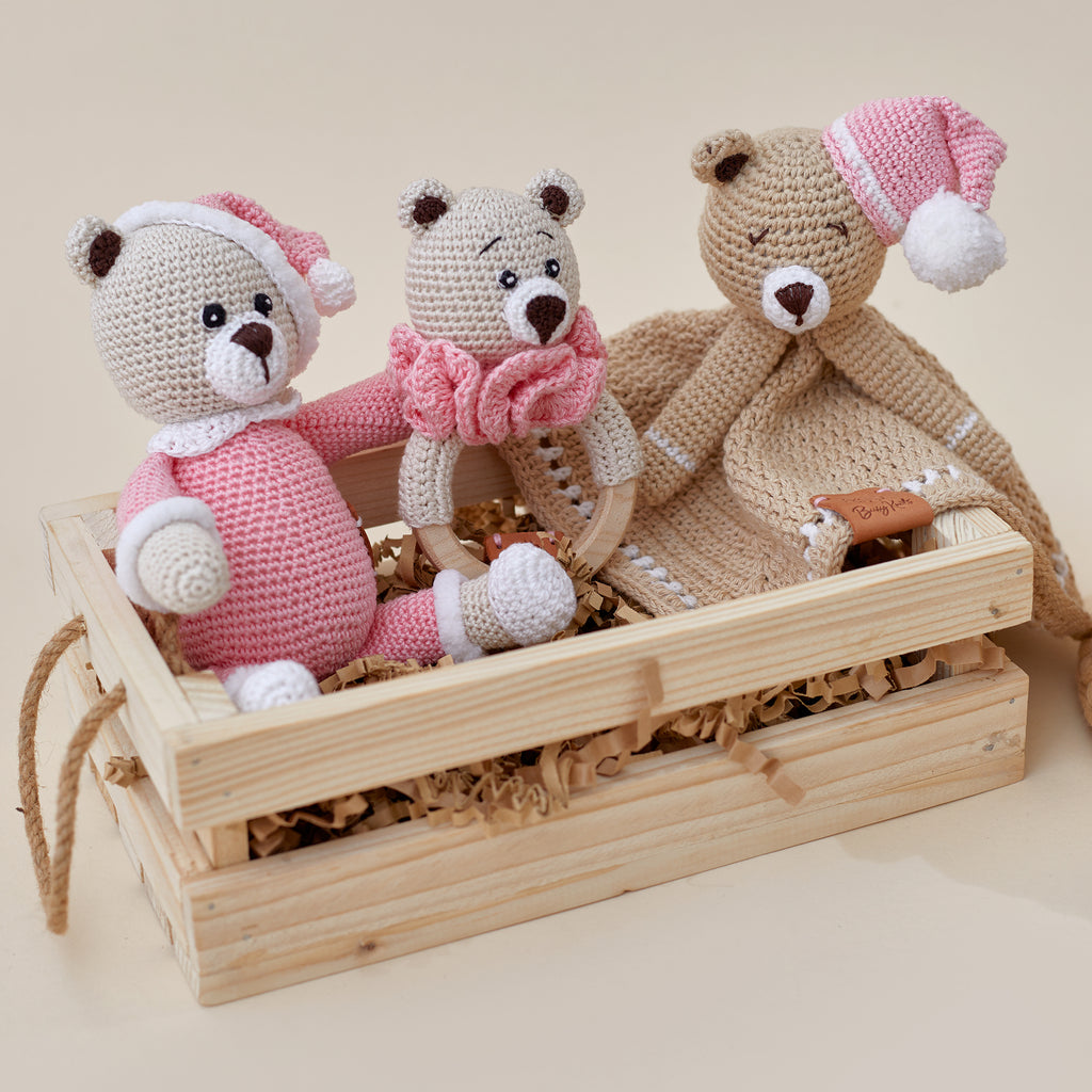 BELLA THE TEDDY CURATED BABY GIFT SET (SET OF 6)