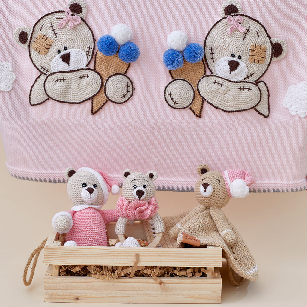 BELLA THE TEDDY CURATED BABY GIFT SET (SET OF 4)