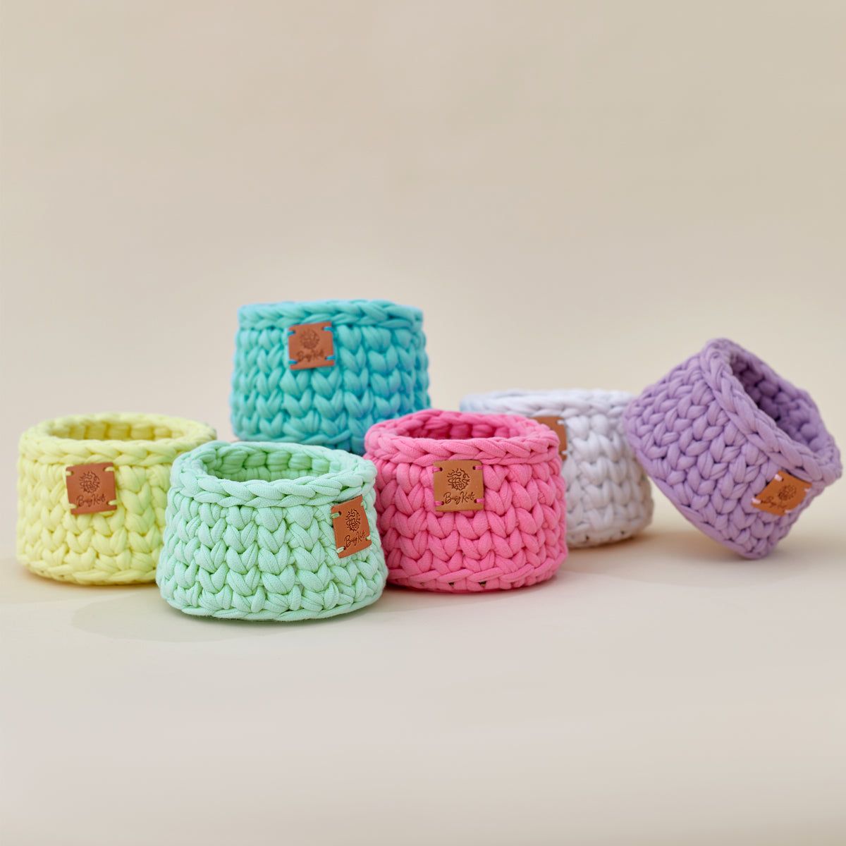 MINI BASKETS SET (SET OF 6) | BusyKnots